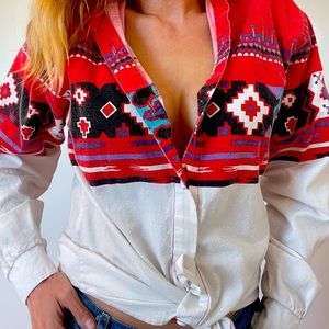 Super hot AF vintage cowgirl 🤠 shirt. Very sexy statement piece. From the 80’s